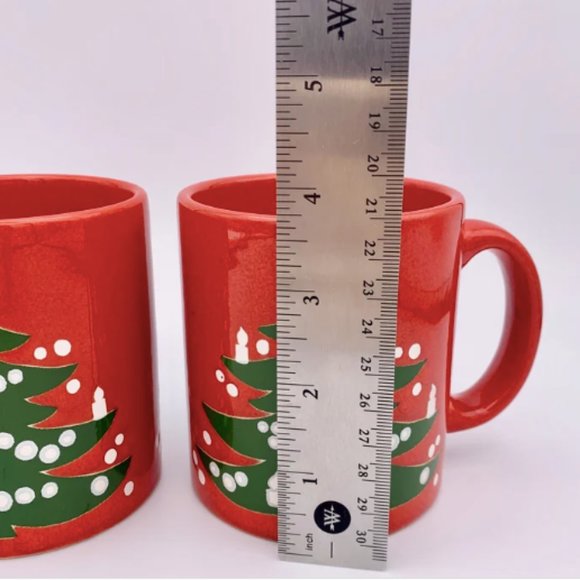 Waechtersbach  Tree Red Mugs (West Germany) Set of 2 - Picture 4 of 4
